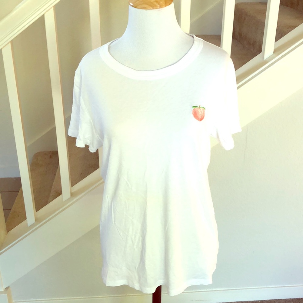Aritzia Sunday best peach T-shirt